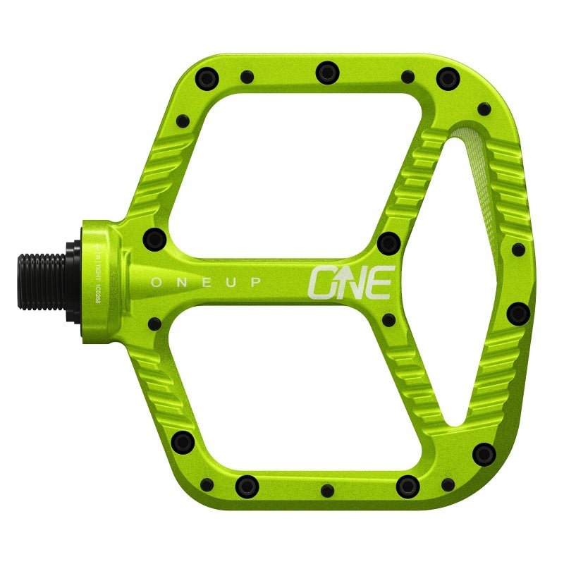 OneUp Components Aluminum Pedal, Green - Image 1